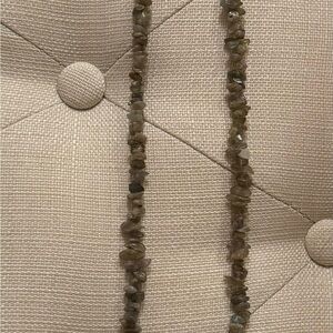 Strung Rutilated Quartz Bead Chip Necklace